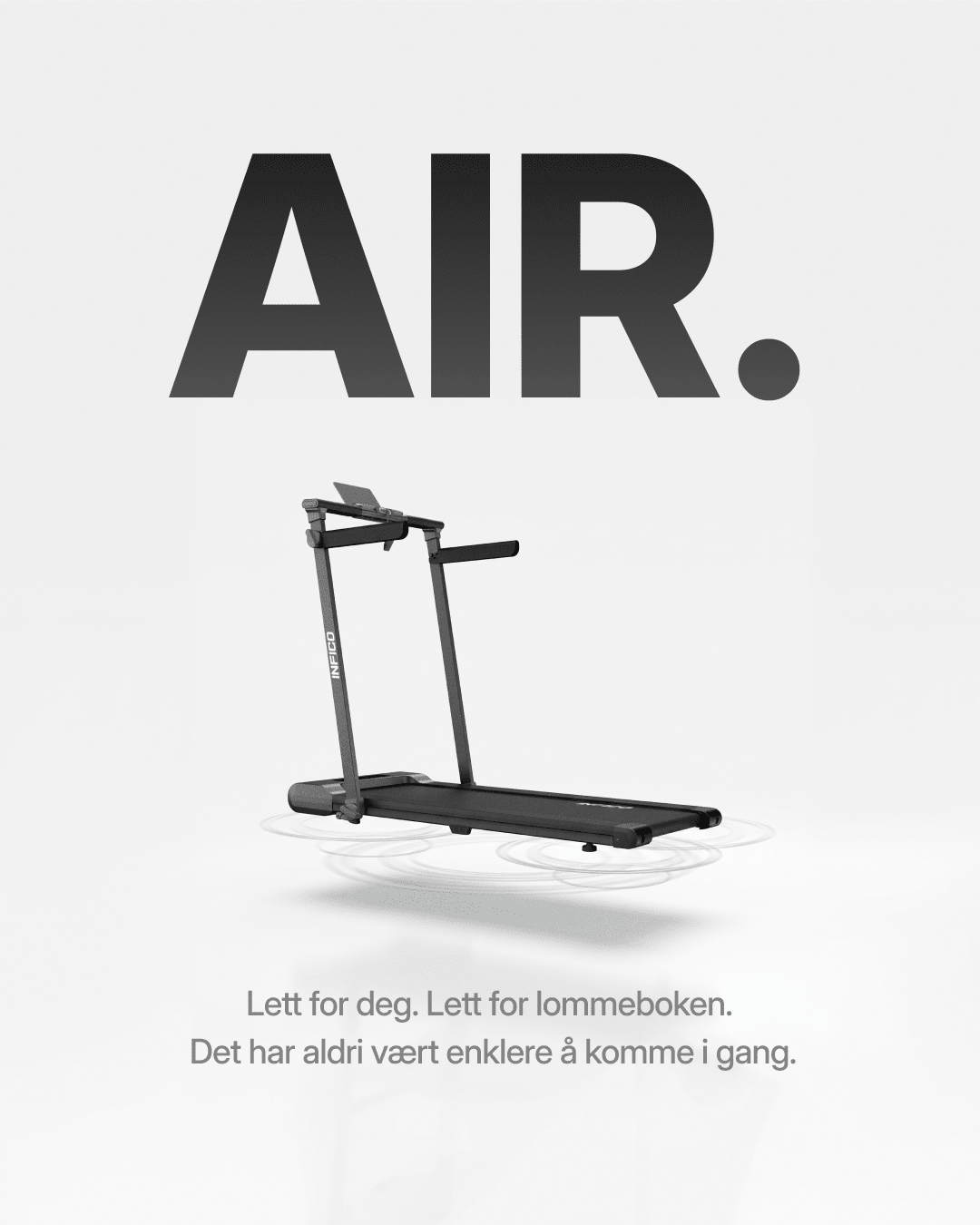 Infico WalkingPad Y12 AI Air - Treningsgiganten.no