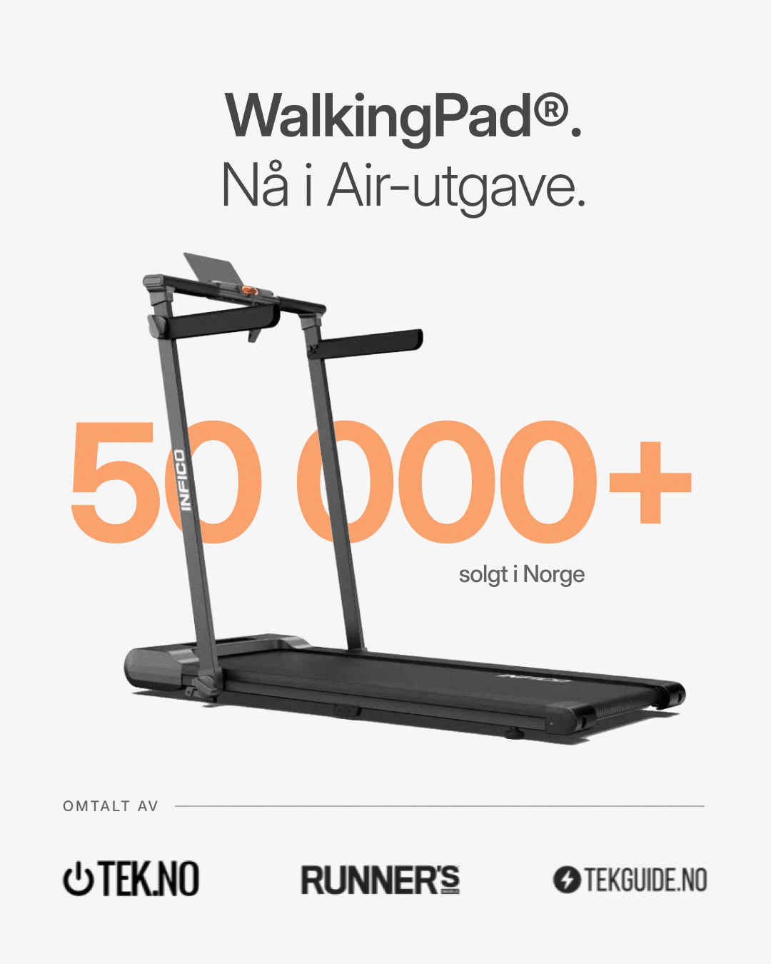 Infico WalkingPad Y12 AI Air - Treningsgiganten.no
