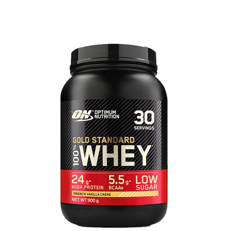 100% Whey Gold Std, 909 g, French Vanilla - MyStuff.no