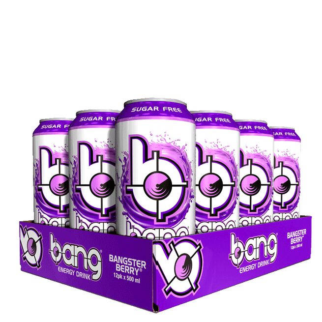 12 x BANG Energy, 50 cl, Bangster Berry - MyStuff.no