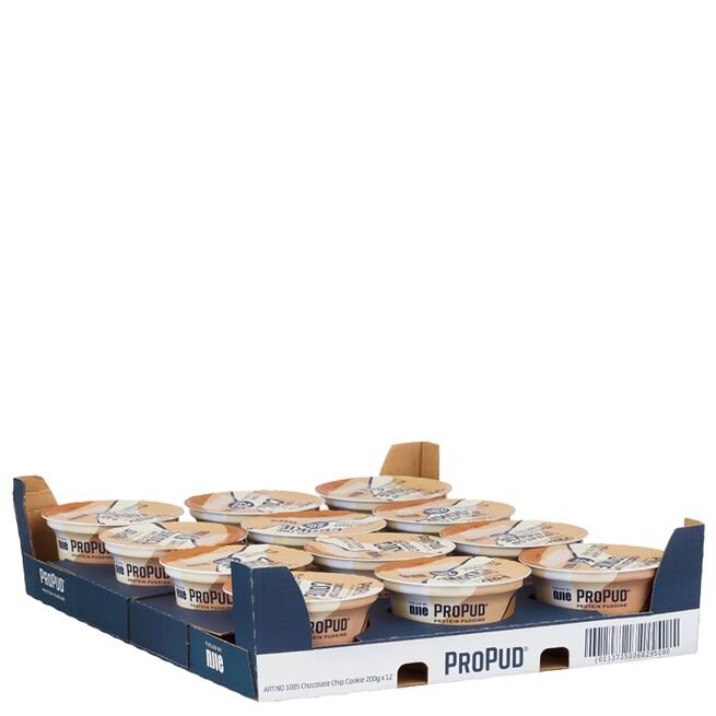 12 x ProPud, 200 g, Chocolate Chip Cookie - MyStuff.no