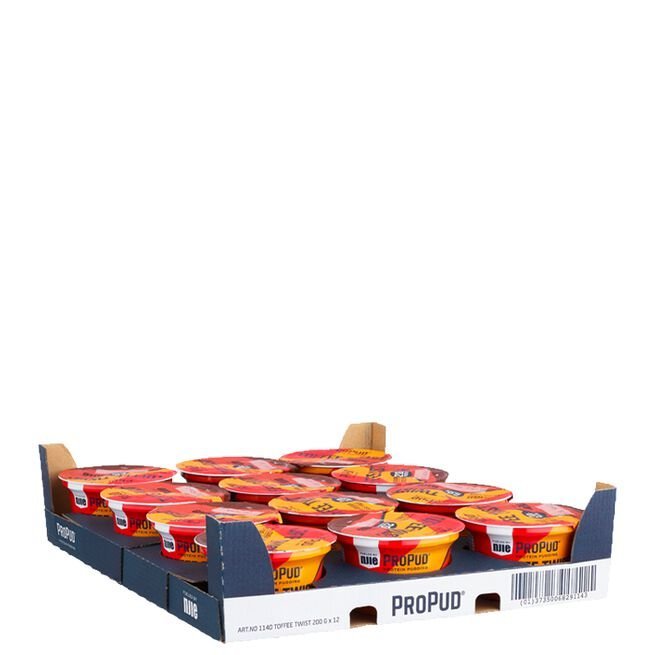 12 x ProPud, 200 g, Toffee Twist - MyStuff.no