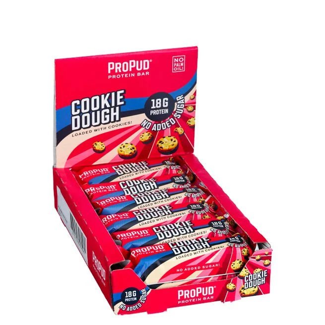 12 x ProPud Protein Bar, 55 g, Cookie Dough - MyStuff.no