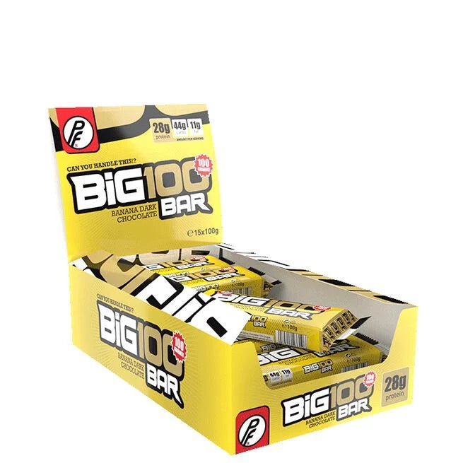 15 x Big 100 Protein Bar,100g, Banan Sjokolade - MyStuff.no