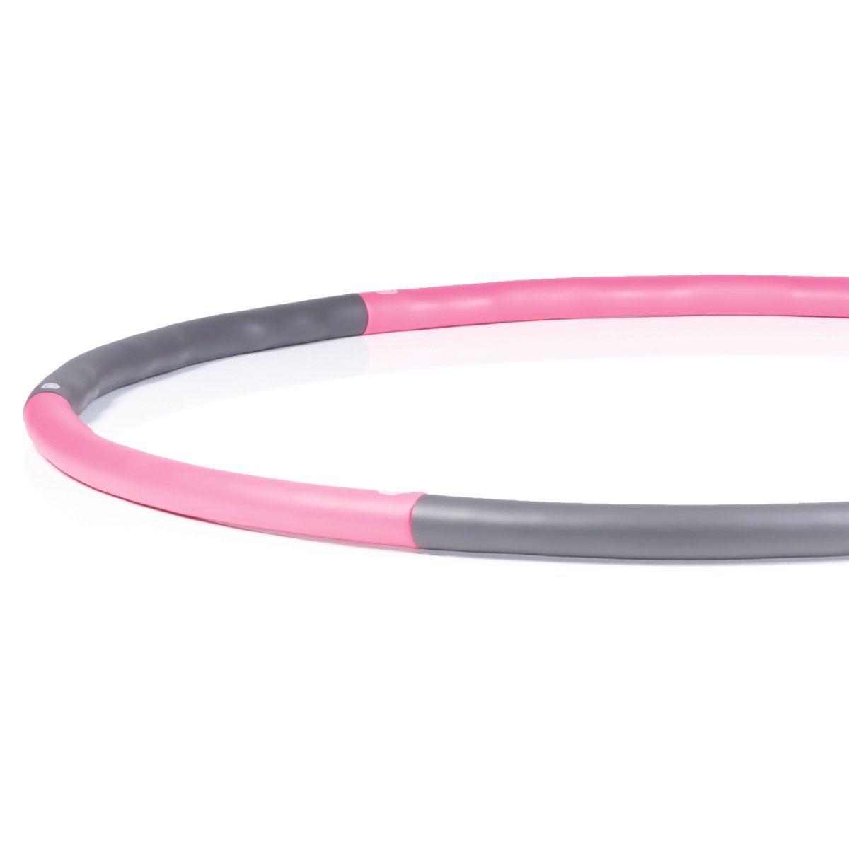 1,5kg Joined Hula Hoop (pink-grey) - MyStuff.no