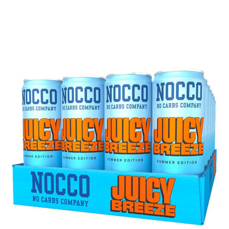 24 x NOCCO, 330 ml, Juicy Breeze, Norge - MyStuff.no