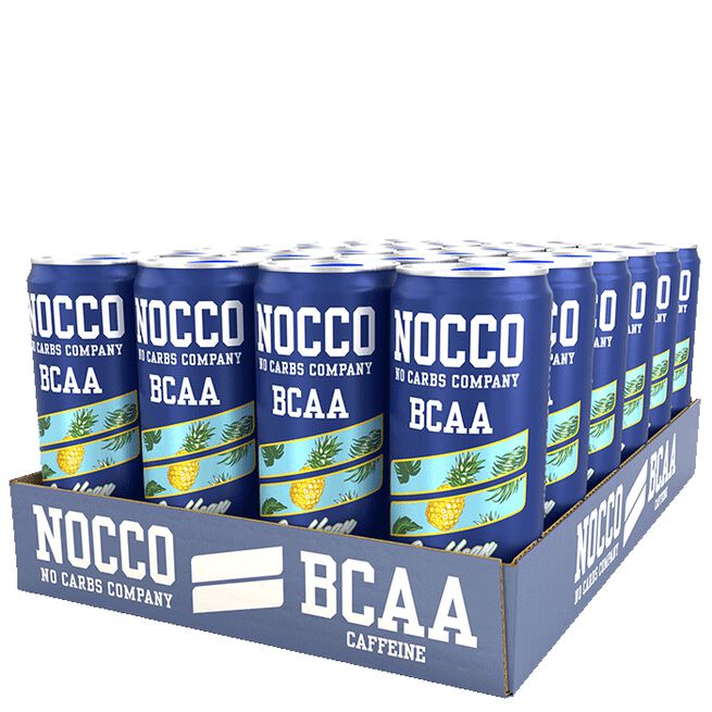 24 x NOCCO BCAA, 330 ml, Caribbean, Norge - MyStuff.no