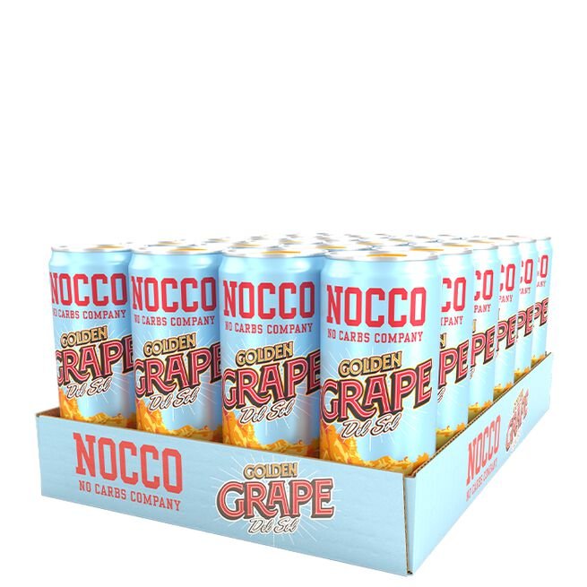 24 x NOCCO BCAA, 330 ml, Golden Grape del Sol, Norge - MyStuff.no