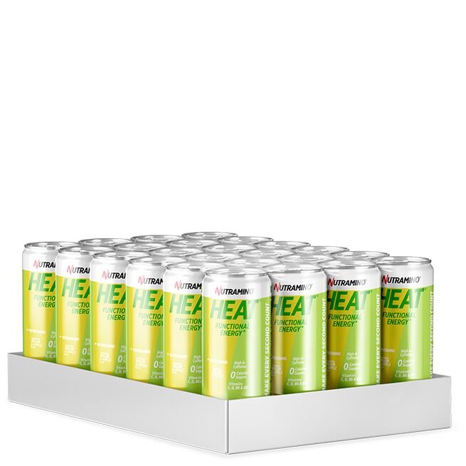 24 x Nutramino HEAT, 330 ml, Apple Melon - MyStuff.no