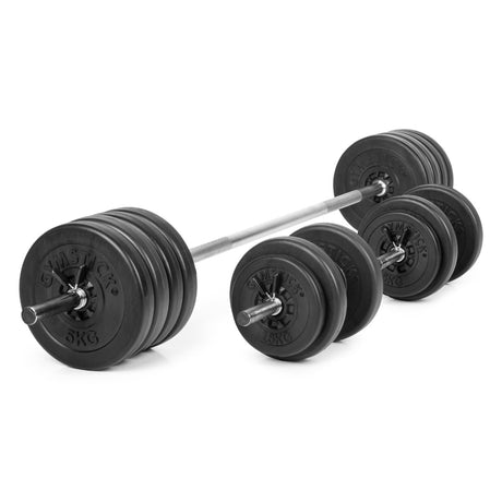 60kg Vinyl Barbell & Dumbbell Set - MyStuff.no
