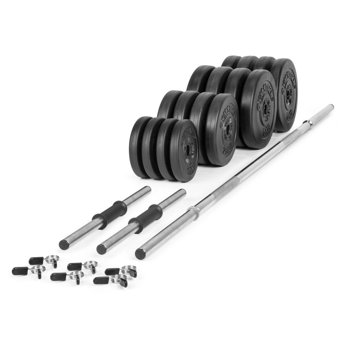 60kg Vinyl Barbell & Dumbbell Set - MyStuff.no