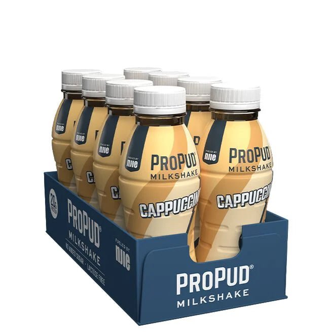 8 x ProPud Protein Milkshake, 330 ml, Cappuccino - MyStuff.no