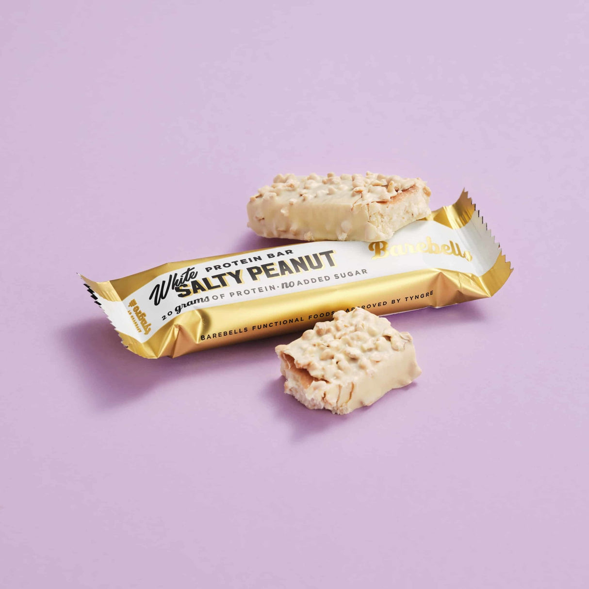 Barebells Protein Bar, 55 g, White Salty Peanut - MyStuff.no