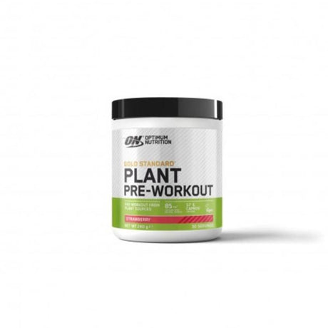 Gold Standard PLANT Pre-Workout - 240g - Smak: Strawberry - MyStuff.no