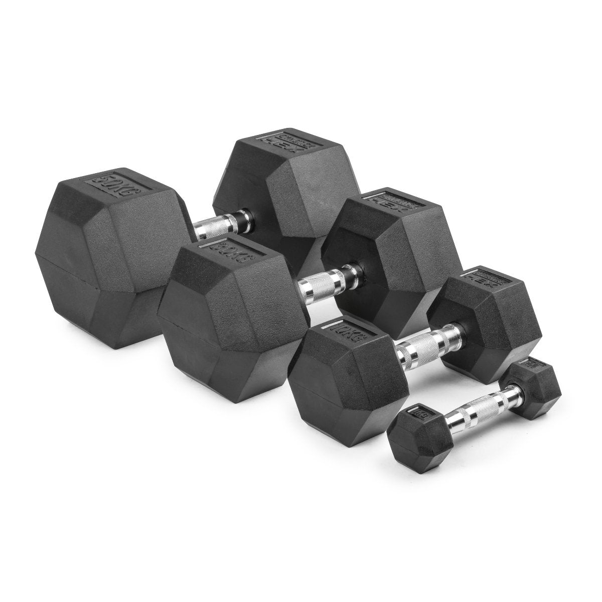 Hex Dumbbell 1 - 60 kg - single - MyStuff.no