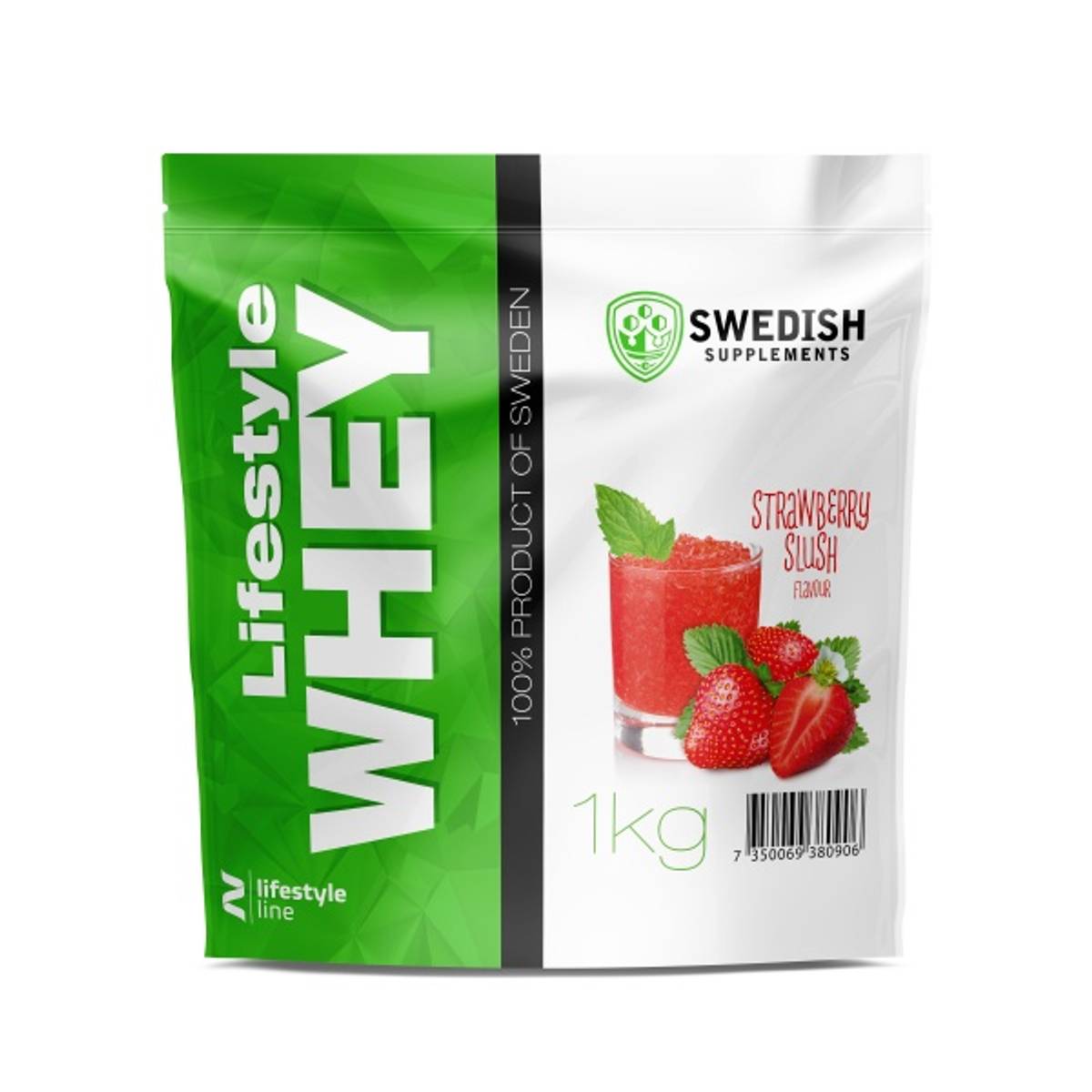 Lifestyle Whey Protein 1kg - Smak: Strawberry Slush - MyStuff.no