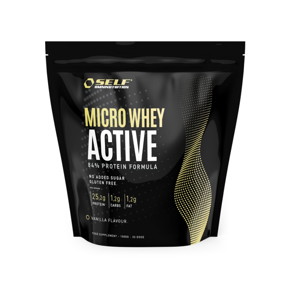 Micro Whey Active - 1 kg - Smak: Vanilje - MyStuff.no