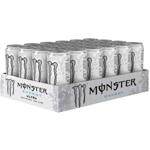 Monster Ultra 500ml x 24stk - Smak: White - MyStuff.no