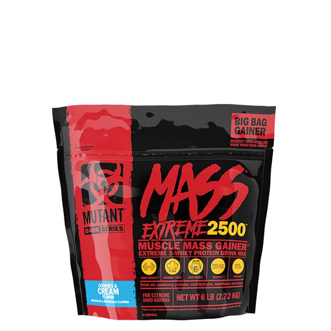 Mutant Mass Extreme 2500, 2,72 kg, Cookies & Cream - MyStuff.no