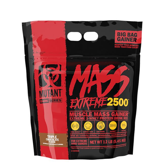Mutant Mass Extreme 2500, 5,45 kg, Triple Chocolate - MyStuff.no