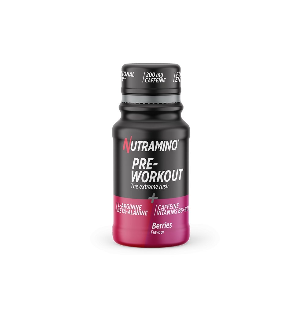 Nutramino PWO Shot, 60 ml, Berries - MyStuff.no