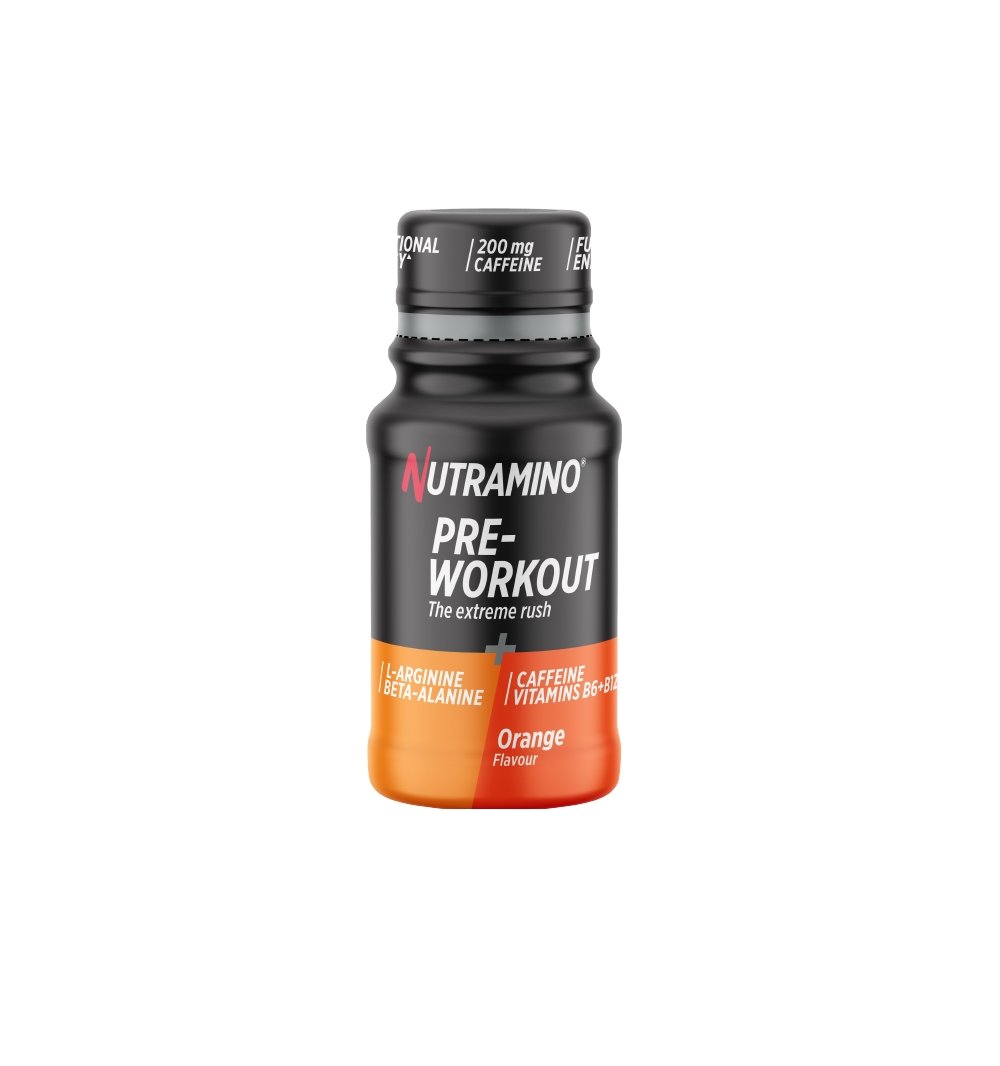 Nutramino PWO Shot, 60 ml, Orange - MyStuff.no