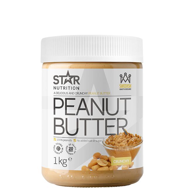 Peanøttsmør Crunchy, 1 kg - MyStuff.no