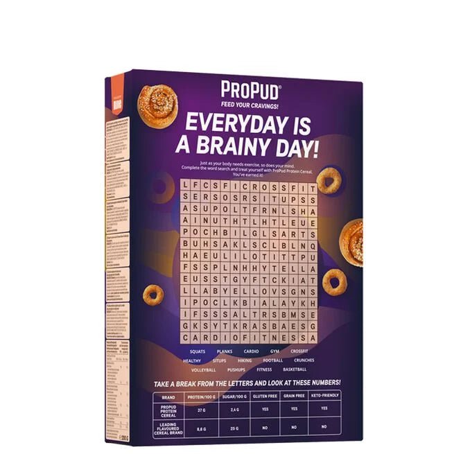 ProPud Protein Cereal, 200 g, Cinnamon Roll - MyStuff.no