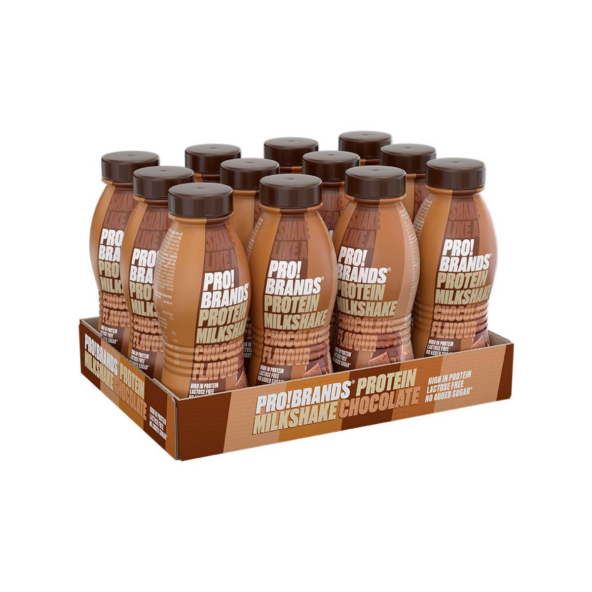 Protein Milkshake, 310mlx8stk, Chocolate - MyStuff.no
