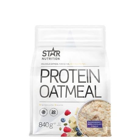 Protein Oatmeal, Summerberries with White Chocolate, 840g - MyStuff.no