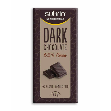 Sukrin Dark Chocolate, 85 g - MyStuff.no