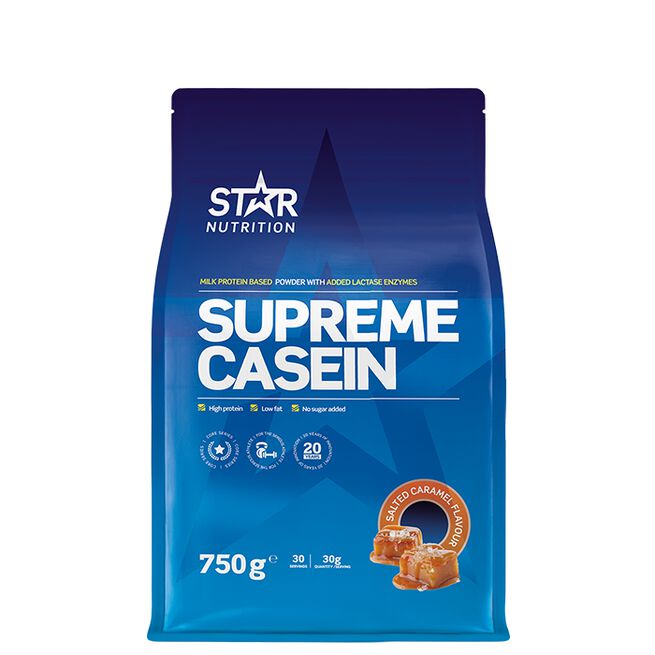 Supreme Casein, 750g, Salted Caramel - MyStuff.no