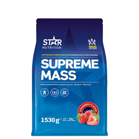 Supreme Mass, 1530 g, Jordbær - MyStuff.no