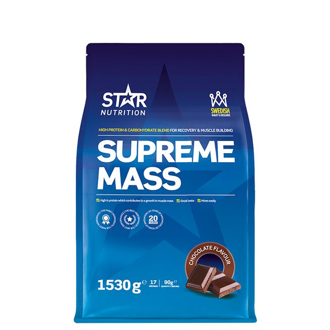 Supreme Mass, 1530 g, Sjokolade - MyStuff.no