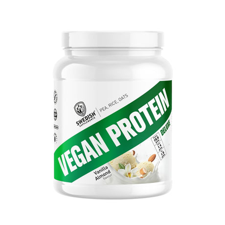 Vegan Protein Deluxe, 750g - Smak: Vanilla Almond - MyStuff.no