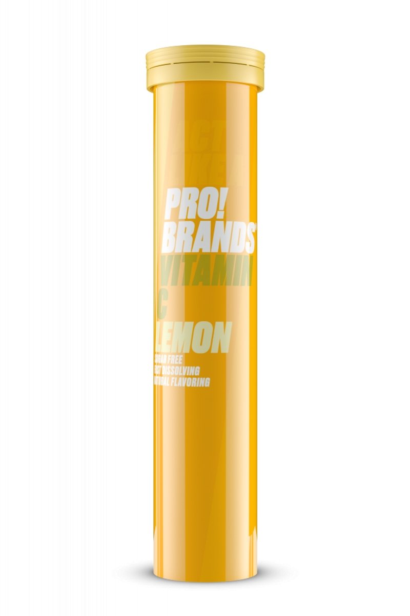 Vitaminpro Vitamin C, 20tab x 12stk, Lemon - MyStuff.no