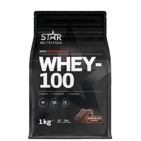 Whey-100, 1 kg, Sjokolade - MyStuff.no
