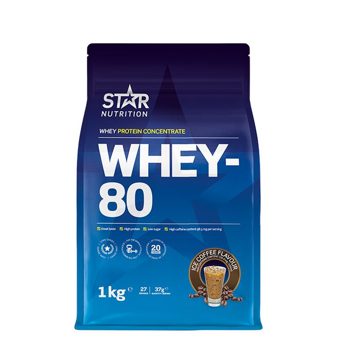 Whey-80, 1 kg, Ice Coffee - MyStuff.no