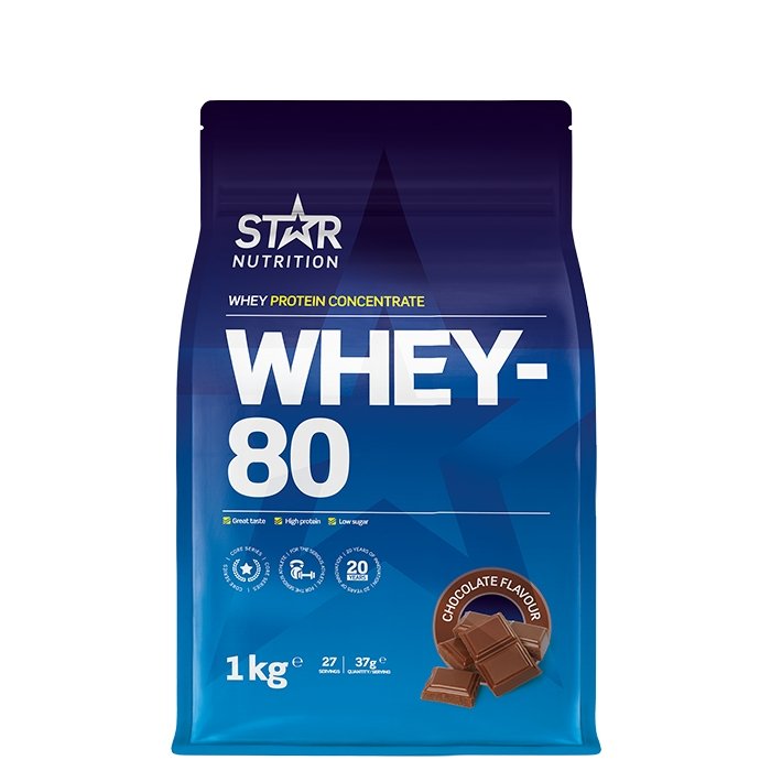 Whey-80, 1 kg, Sjokolade - MyStuff.no